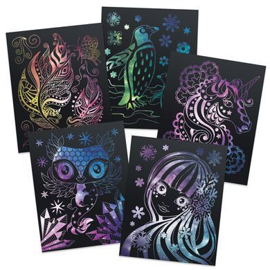 Набір для творчості Гратаж Зоряні гравюри Scratch and Sketch Nebulous Stars 11014