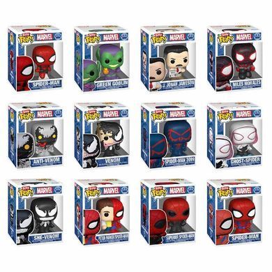 Набор игровых фигурок Bitty POP! Spider-Man 88985 (12 фигурок в асс.)