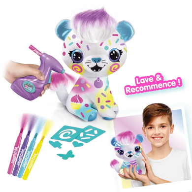 Уценка Набор для творчества Котенок AirBrush Plush Kitty Style 4 Ever Canal Toys OFG272