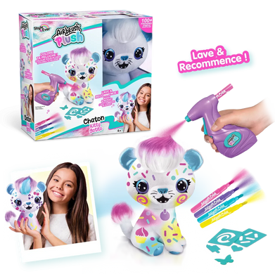 Уценка Набор для творчества Котенок AirBrush Plush Kitty Style 4 Ever Canal Toys OFG272