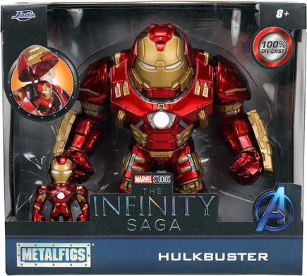 Колекційна фігурка Халкбастер та Залізна Людина Marvel Hulkbuster і Ironman Jada Toys 253223002