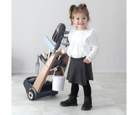 Дитячий візок для прибирання з ручним пилососом Rowenta Smoby 7600330326 зі звуком