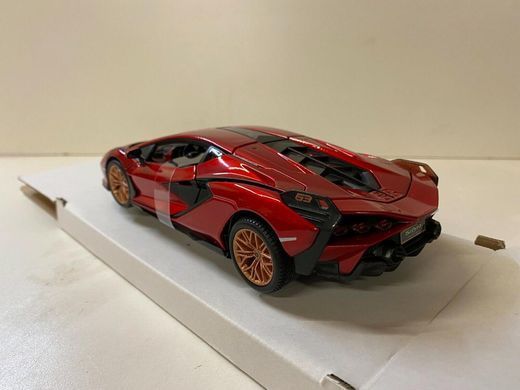 Металева машинка (1:24, 20 см.) Lamborghini Si&aacute;n FKP 37 Bburago 18-21099 в асортименті