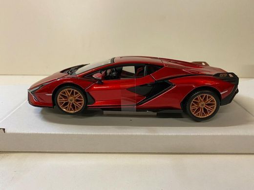 Металева машинка (1:24, 20 см.) Lamborghini Si&aacute;n FKP 37 Bburago 18-21099 в асортименті