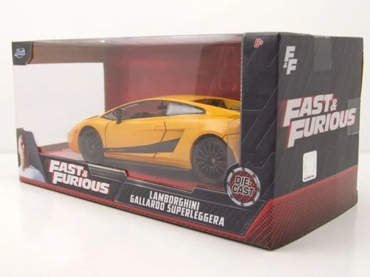 Металлическая машинка (1:24) Форсаж 6 Lamborghini Gallardo Superleggera Jada Toys 253203067