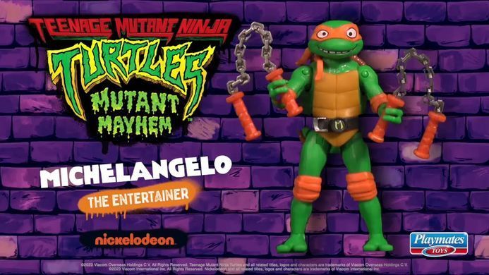 Игровая фигурка Микеланджело (11 см) Мovie III TMNT Michelangelo Playmates 83283