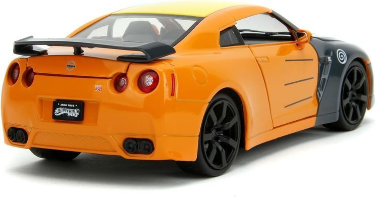Металева машинка Naruto 2009 Nissan GT-R (R35) 1:24 з фігуркою Наруто Jada Toys 253255054