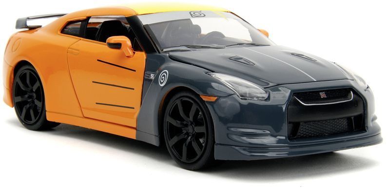 Металева машинка Naruto 2009 Nissan GT-R (R35) 1:24 з фігуркою Наруто Jada Toys 253255054
