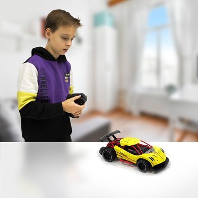 Уцінка Машинка на радіокеруванні Aeolus (1:16, 2.4GHz, 3.7 V) Speed racing Drift Sulong Toys SL-284RHY жовтий