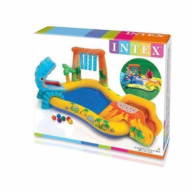 Водный надувной игровой центр Динозавр Intex 57444