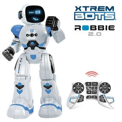 Уцінка Програмований робот на радіокеруванні Роббі 2.0 STEM Xtrem Bots Robbie 2.0 BlueRocket XT3803272