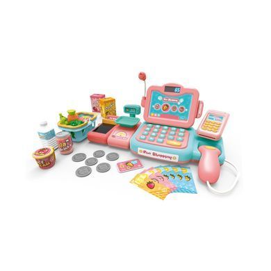 Кассовый аппарат для детей (сканер, весы, микрофон, 24 аксессуара) Woopie 29702