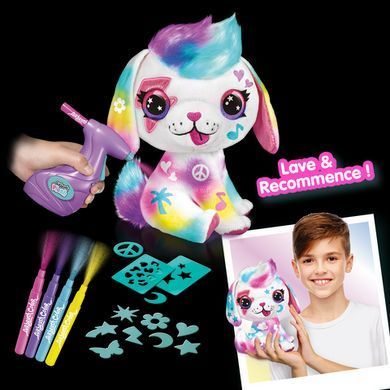 Уцінка Плюшевий набір Щеня AirBrush Plush Puppy Style 4 Ever Canal Toys OFG249 з аерографом