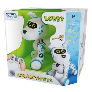 Уценка Интерактивная игрушка на радиоуправлении Робо-пес Бобби Xtrem Bots BlueRocket XT3803420
