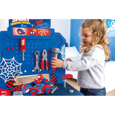 Игровой набор мастерской с инструментами Spidey Bricolo Workbench Smoby 7600360742