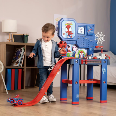 Игровой набор мастерской с инструментами Spidey Bricolo Workbench Smoby 7600360742