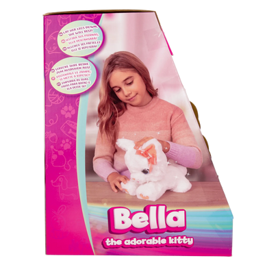 Плюшевая интерактивная игрушка Очаровательный котенок Белла Club Petz Belle the adorable Kitty IMC Toys 907737