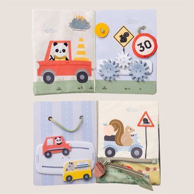 Развивающий центр для автомобиля Книга путешественника Quiet Ride Book Taf Toys 13825