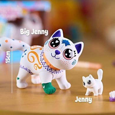 Уценка Набор для творчества Котик-великан Дженни Washimals Jumbo Pets Mega Jenny Crayola 74-7518