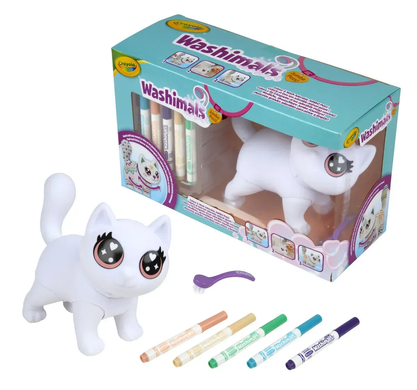 Уценка Набор для творчества Котик-великан Дженни Washimals Jumbo Pets Mega Jenny Crayola 74-7518