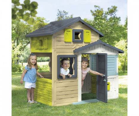 Ігровий будиночок з горищем та поштовою скринькою Evo Friends Haus Smoby 810204