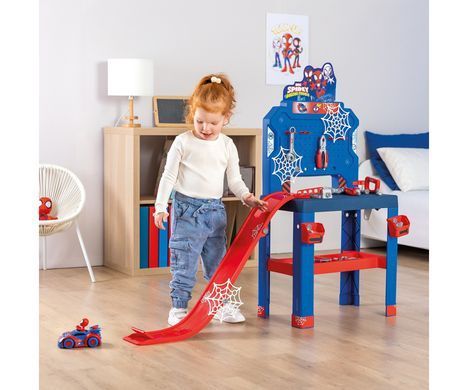 Игровой набор мастерской с инструментами Spidey Bricolo Workbench Smoby 7600360742