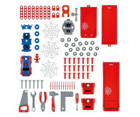 Игровой набор мастерской с инструментами Spidey Bricolo Workbench Smoby 7600360742