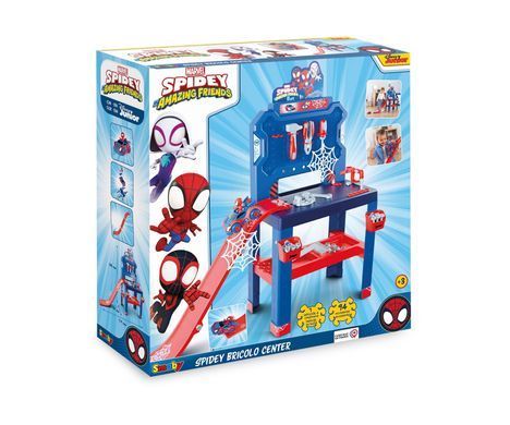 Игровой набор мастерской с инструментами Spidey Bricolo Workbench Smoby 7600360742