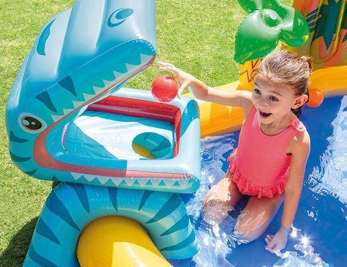 Водный надувной игровой центр Динозавр Intex 57444