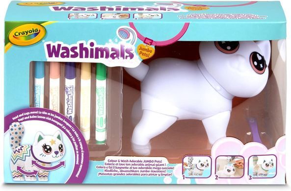 Уценка Набор для творчества Котик-великан Дженни Washimals Jumbo Pets Mega Jenny Crayola 74-7518