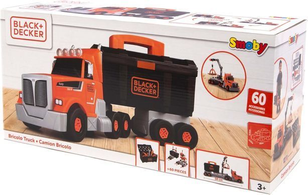 Ігровий набір Black+Decker Bricolo Вантажівка з інструментами Smoby 360912