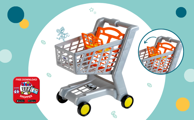 Детская тележка для покупок Shopping cart Theo Klein 9690