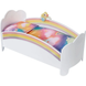 Ліжечко для ляльки постільною білизною BABY born Zapf Creation 835999 Rainbow Bed світло, звук