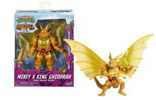 Фігурка Mikey X King Ghidorah TMNT x Godzilla  Playmates 84673