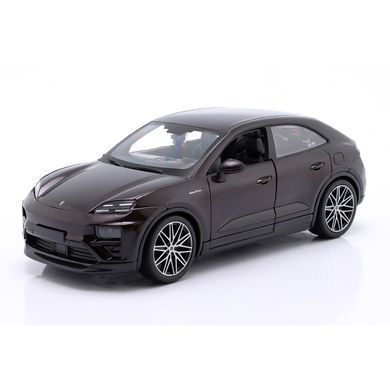 Металева машинка Porsche Macan 4 Electric Bburago 18-21114 (чорний, 1:24)