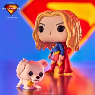 Набор игровых фигурок Funko POP! (#633) Supergirl Супергёрл и Крипто Суперпёс 90801