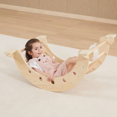 Качалка Монтессорі з натурального дерева Wooden Climbing Viga Toys 44710