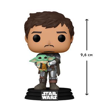 Вінілова фігурка Star Wars Мандалорець з Ґроґу (461) Funko POP! 54525