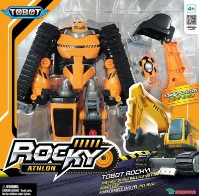 Tobot Rocky Athlon Робот-трансформер Тобот Рокі Атлон Young Toys 301066 заввишки 26 см