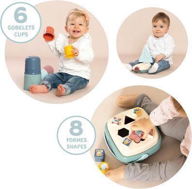 Набір розвиваючих іграшок для ванної Awakening and Bath Set Little Smoby 140104