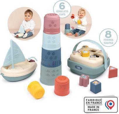 Набір розвиваючих іграшок для ванної Awakening and Bath Set Little Smoby 140104
