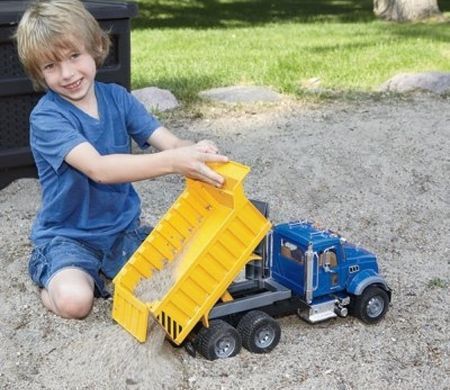 Іграшковий самоскид Bruder Toys Mack Granite Tip up truck 02815 масштаб 1/16