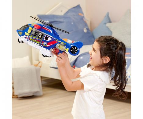 Игрушечный вертолет Служба спасения с лебедкой (36 см) Helicopter Dickie Toys 3307002 звук и свет