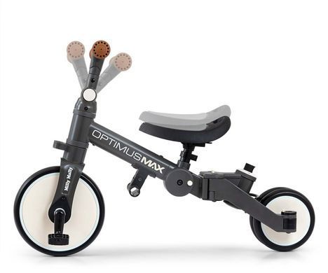 Складаний триколісний велосипед 5в1 Optimus Max Dark Grey Milly Mally MMOMX01DG