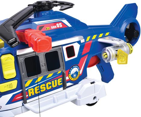 Игрушечный вертолет Служба спасения с лебедкой (36 см) Helicopter Dickie Toys 3307002 звук и свет