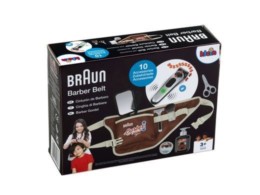 Ігровий набір барбера Поясна сумка з аксесуарами Braun Barber Belt Theo Klein 5838