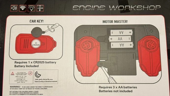 Набір для складання двигуна вантажівки Motor Master engine workshop Woopie 31262 зі звуком та світлом