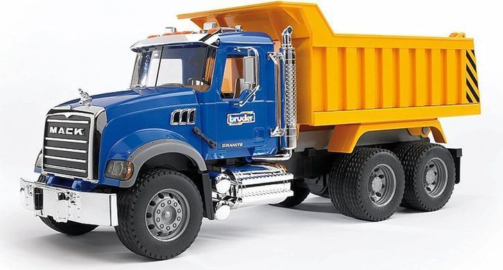 Іграшковий самоскид Bruder Toys Mack Granite Tip up truck 02815 масштаб 1/16