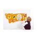 Сенсорная манипуляционная доска Медведь Teddy Bear Viga Toys 50471 сертификат FSC Монтессори