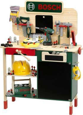 Деревянная мастерская с инструментами Bosch mini Wooden workbench Theo Klein 8734